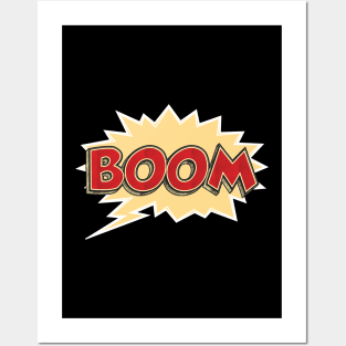 ✪ BOOM ✪ comic style bubble Posters and Art